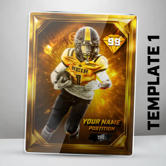 Metal Print Sports Cards